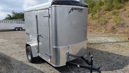 New 2025 Homesteader 5x8 Challenger Cargo Trailer w/ Single Barn Door