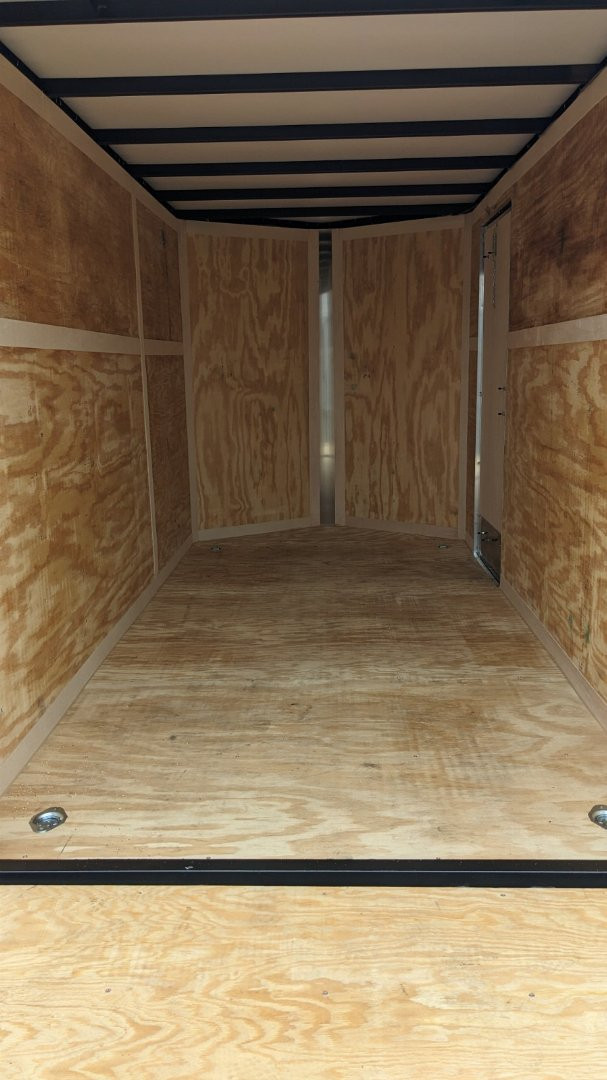 New 2025 Homesteader 6x12 Intrepid V-Nose Cargo Trailer w/ Ramp Door