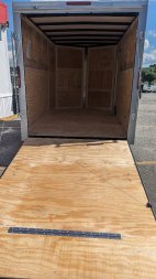 New 2025 Homesteader 6x12 Intrepid V-Nose Cargo Trailer w/ Ramp Door