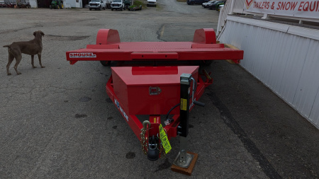 New 2024 BWise 18' Diamond Deck Hydraulic POWER Tilt Car Hauler