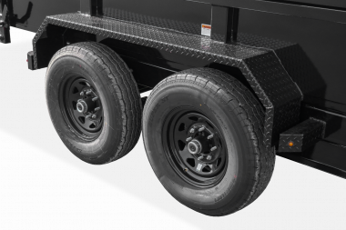 New 6'10" x 14 HD Lo Pro Equipment Dump w/ Front Mounted Telescopic Lift