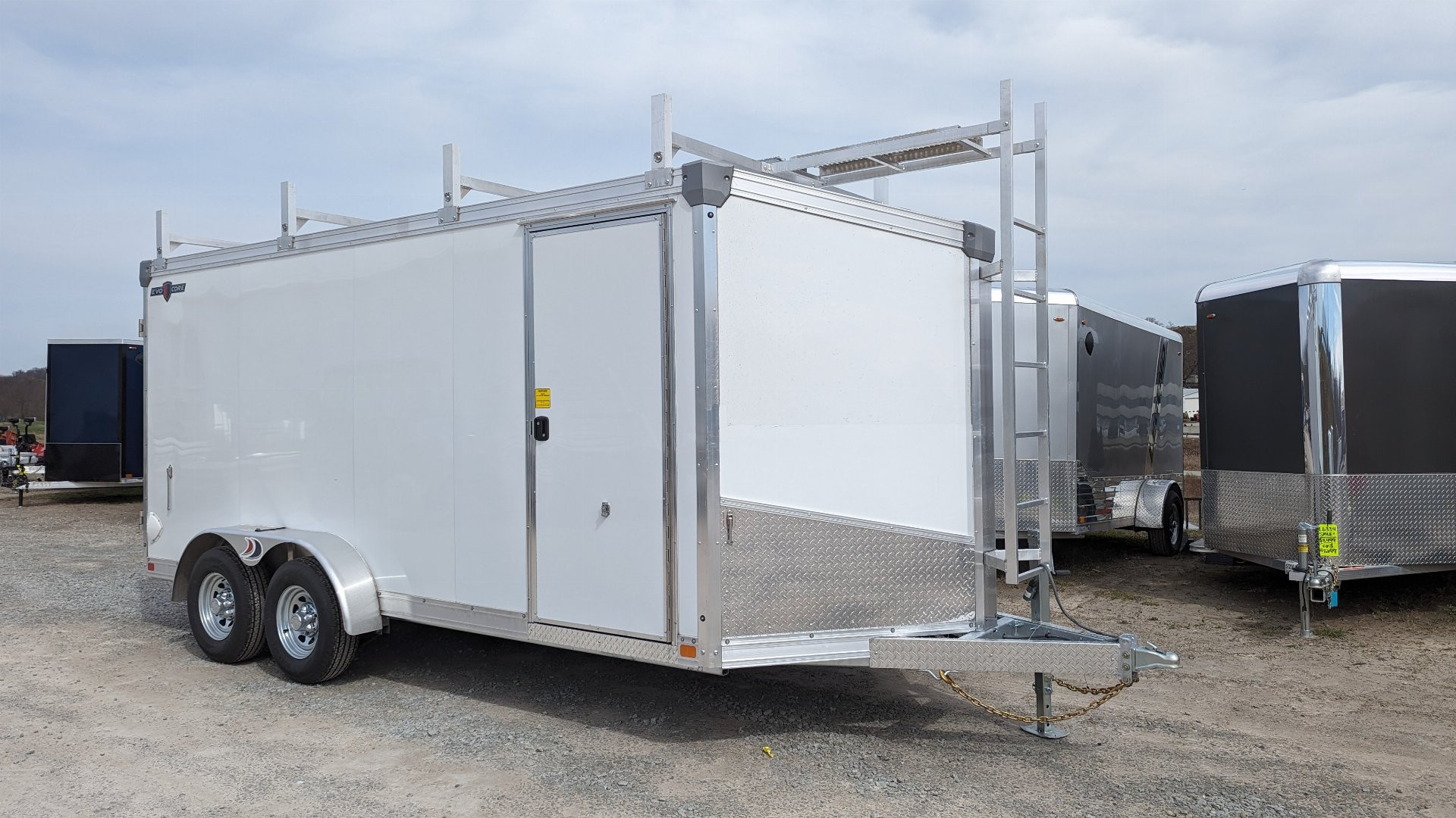 New 2024 Ideal Cargo 7x16 Evocore V-Nose Contractor Cargo w/Barn Doors