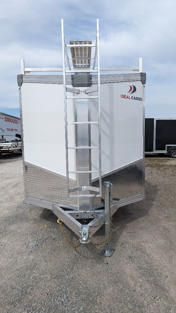 New 2024 Ideal Cargo 7x16 Evocore V-Nose Contractor Cargo w/Barn Doors