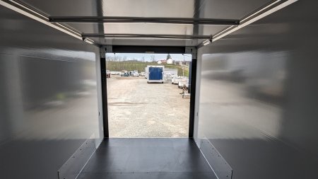 New 2024 Ideal Cargo 7x16 Evocore V-Nose Contractor Cargo w/Barn Doors
