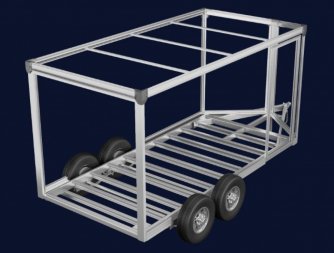 New 2024 Ideal Cargo 7x16 Evocore V-Nose Contractor Cargo w/Barn Doors