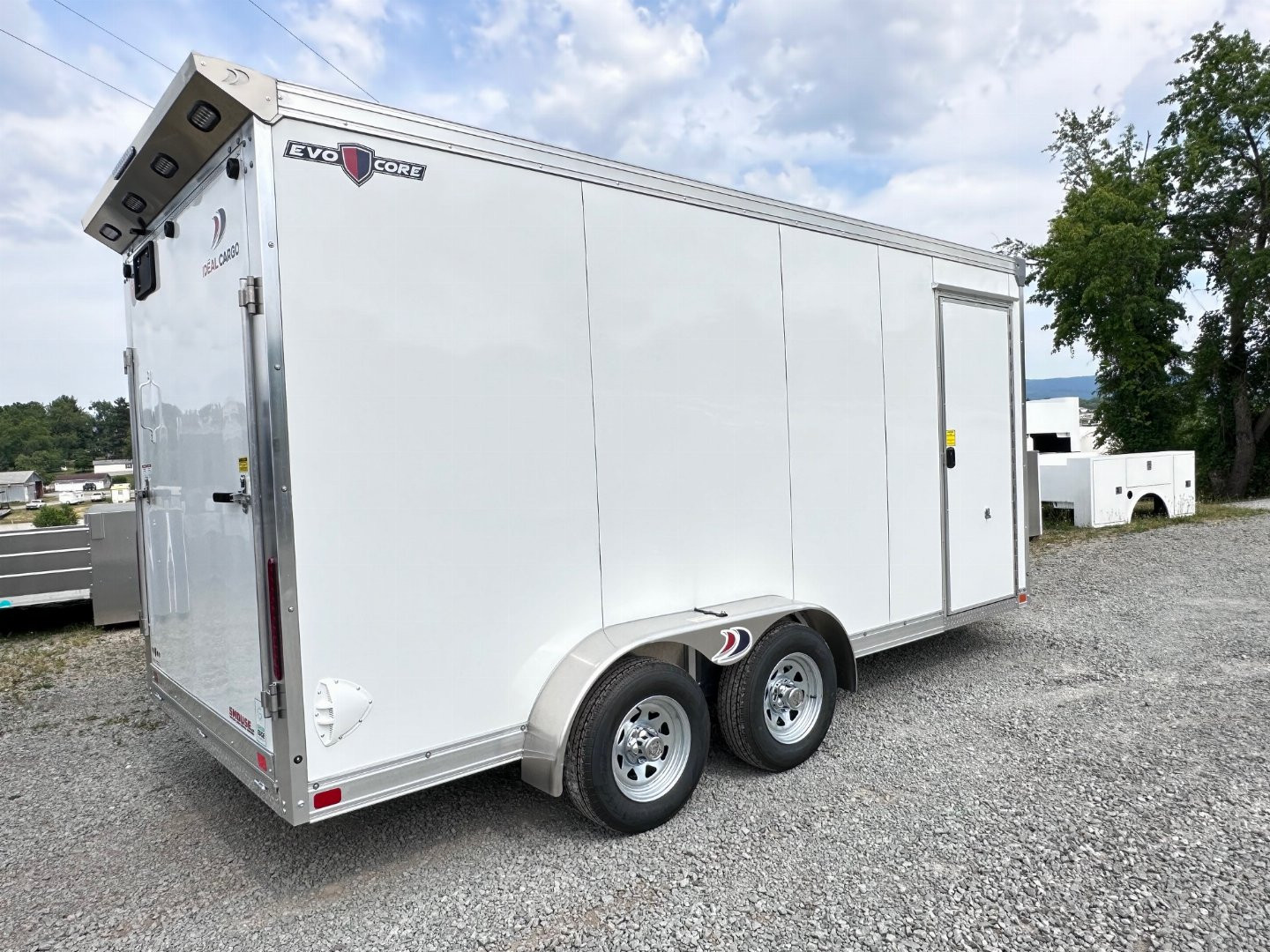 New 2024 Ideal Cargo 7x16 Evocore V-Nose Cargo w/ Ramp (GALVANIZED FRAME!!!)