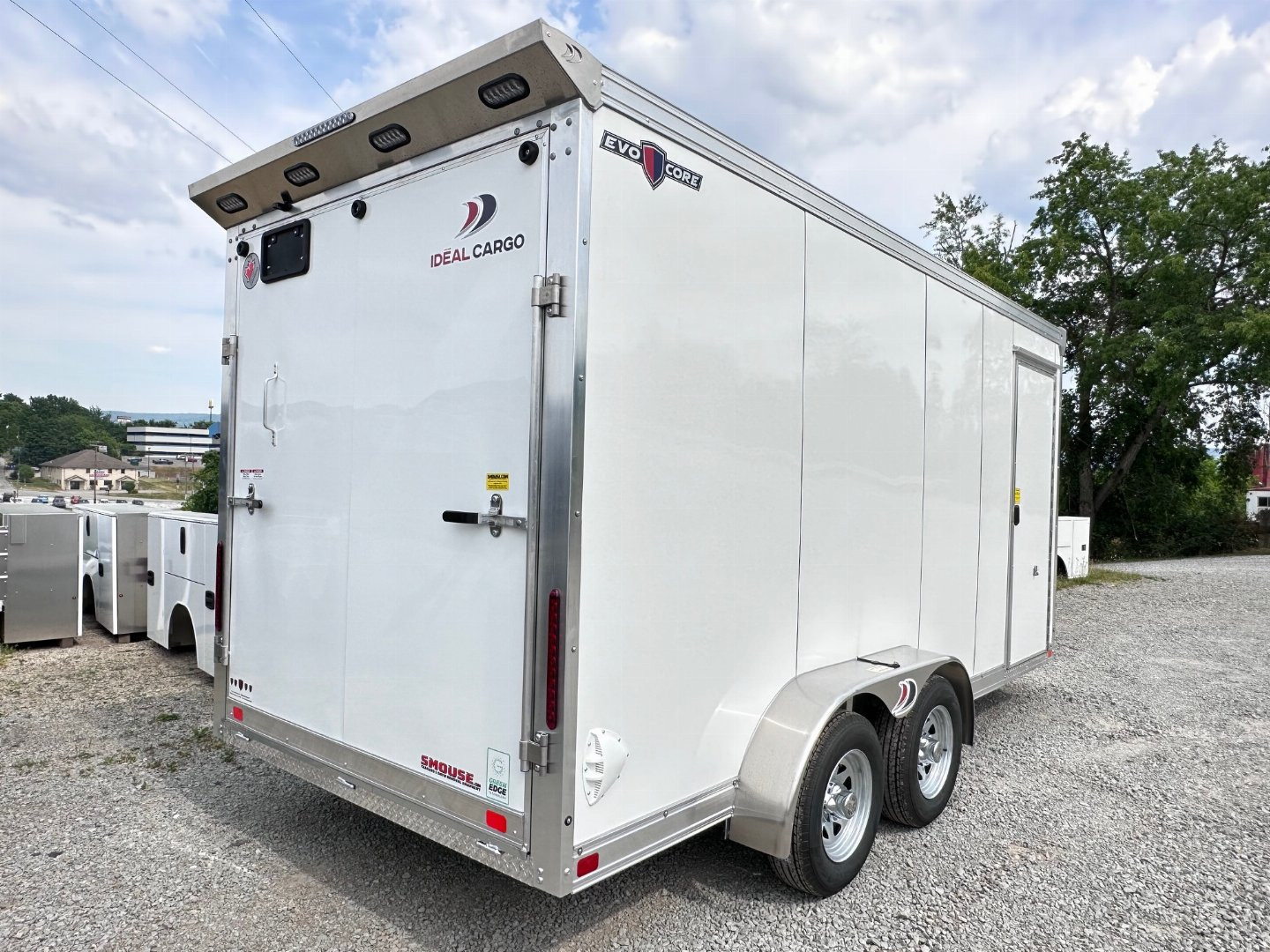 New 2024 Ideal Cargo 7x16 Evocore V-Nose Cargo w/ Ramp (GALVANIZED FRAME!!!)