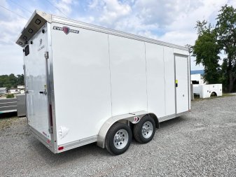 New 2024 Ideal Cargo 7x16 Evocore V-Nose Cargo w/ Ramp (GALVANIZED FRAME!!!)
