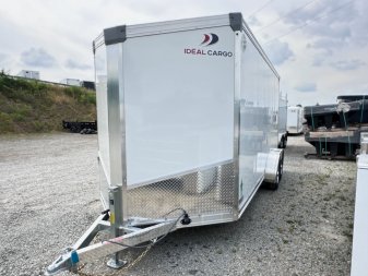 New 2024 Ideal Cargo 7x16 Evocore V-Nose Cargo w/ Ramp (GALVANIZED FRAME!!!)