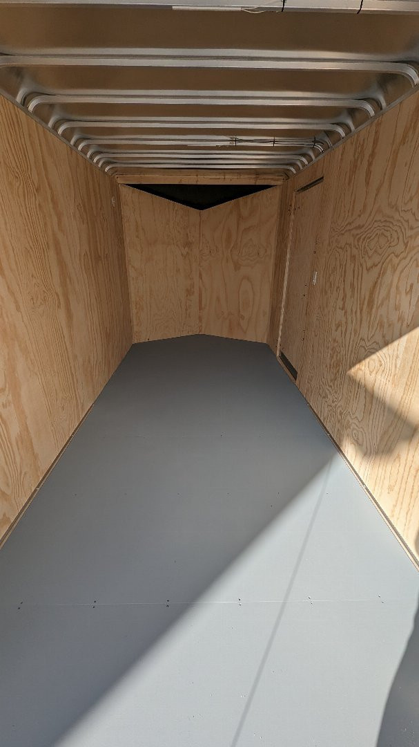 New 2024 Car Mate 7x16 HD Avalanche V-Nose Cargo w/ Ramp Door (12" Add'l Hgt) (PRICE DROP!!)