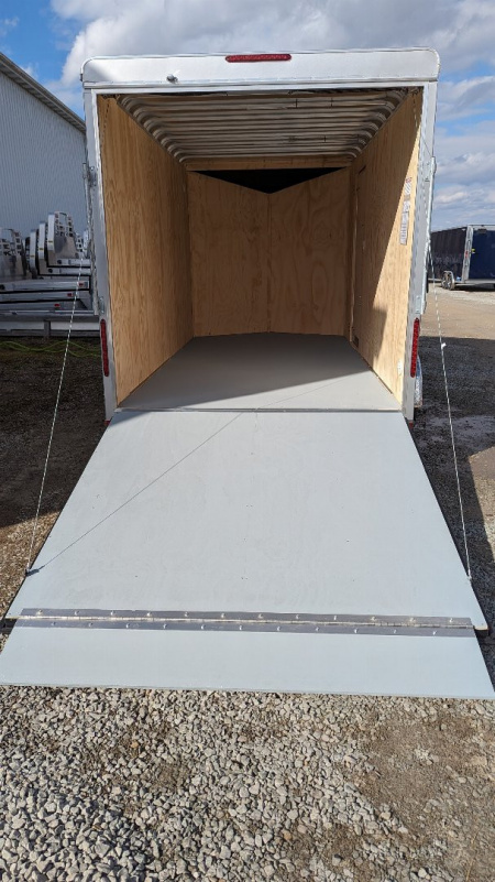 New 2024 Car Mate 7x16 HD Avalanche V-Nose Cargo w/ Ramp Door (12" Add'l Hgt) (PRICE DROP!!)