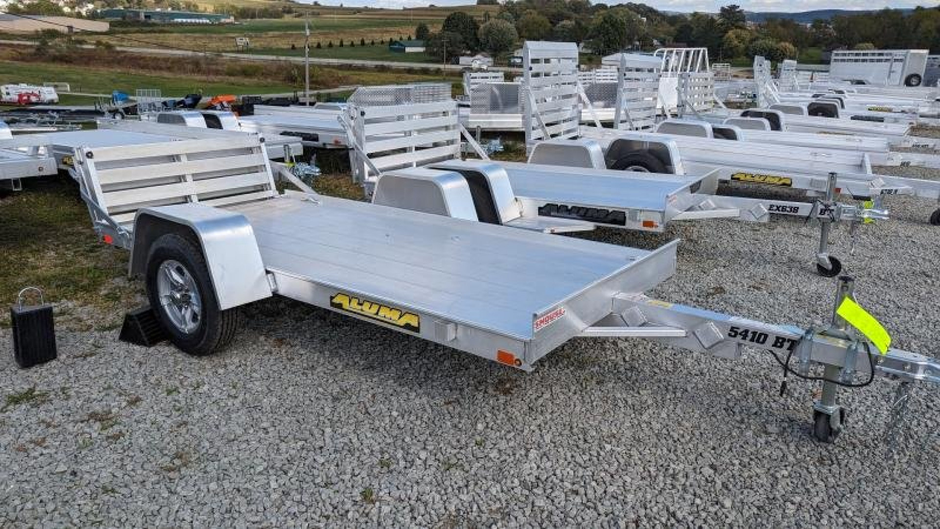 New 2025 Aluma 4'6" x 10' LW Utility Trailer w/ Bi-Fold Gate (LEFTOVER SALE!!!)(PRICE DROP!!)