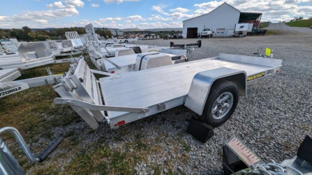 New 2025 Aluma 4'6" x 10' LW Utility Trailer w/ Bi-Fold Gate (LEFTOVER SALE!!!)(PRICE DROP!!)