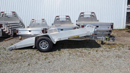 New 2025 Aluma 6'10" x 14' HD Single Axle Tilt Trailer
