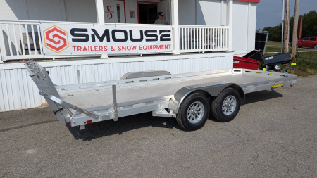 New 2025 Aluma 6'6" x 18 Utility Trailer w/ Bi-Fold Gate (LEFTOVER PRICING!!!)