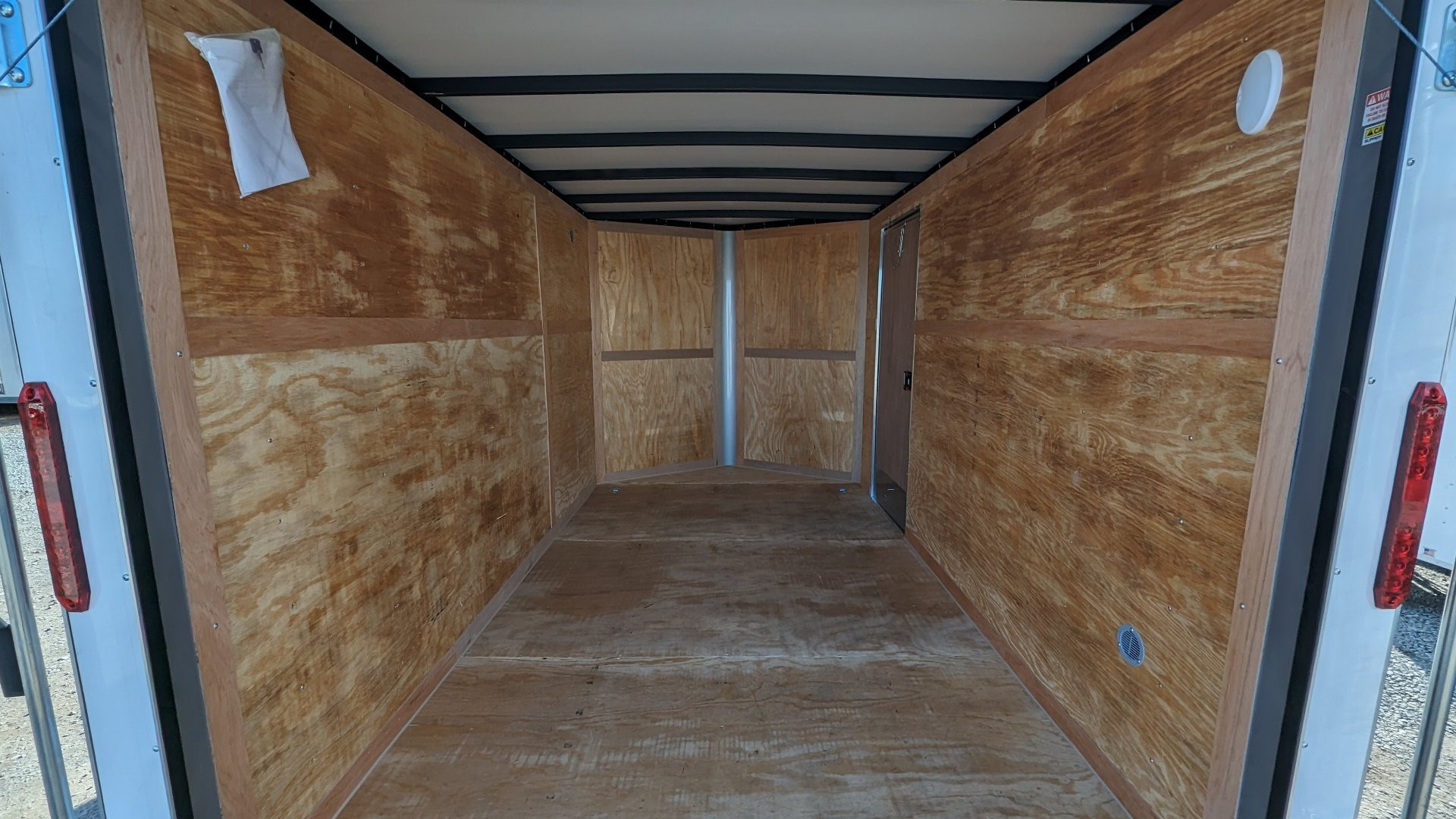 New 2024 Homesteader 7x12 Tandem Intrepid V-Nose Cargo Trailer w/ Ramp Door