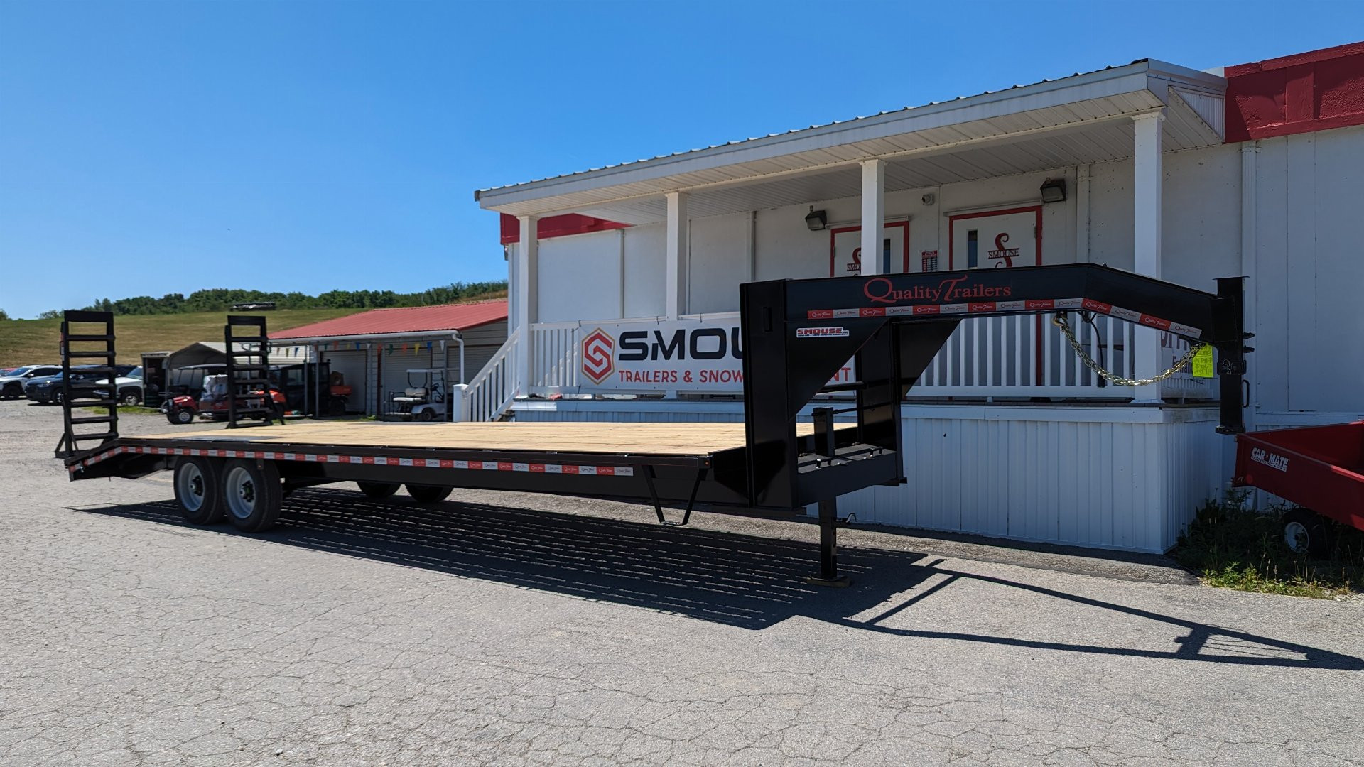 New 2025 Quality 24+4 HD Pro Deckover Gooseneck w/ Spring Assist Ramps
