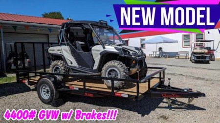 New 2025 Quality 7x14 PRO Heavy Single Axle Utility Trailer w/ Brakes