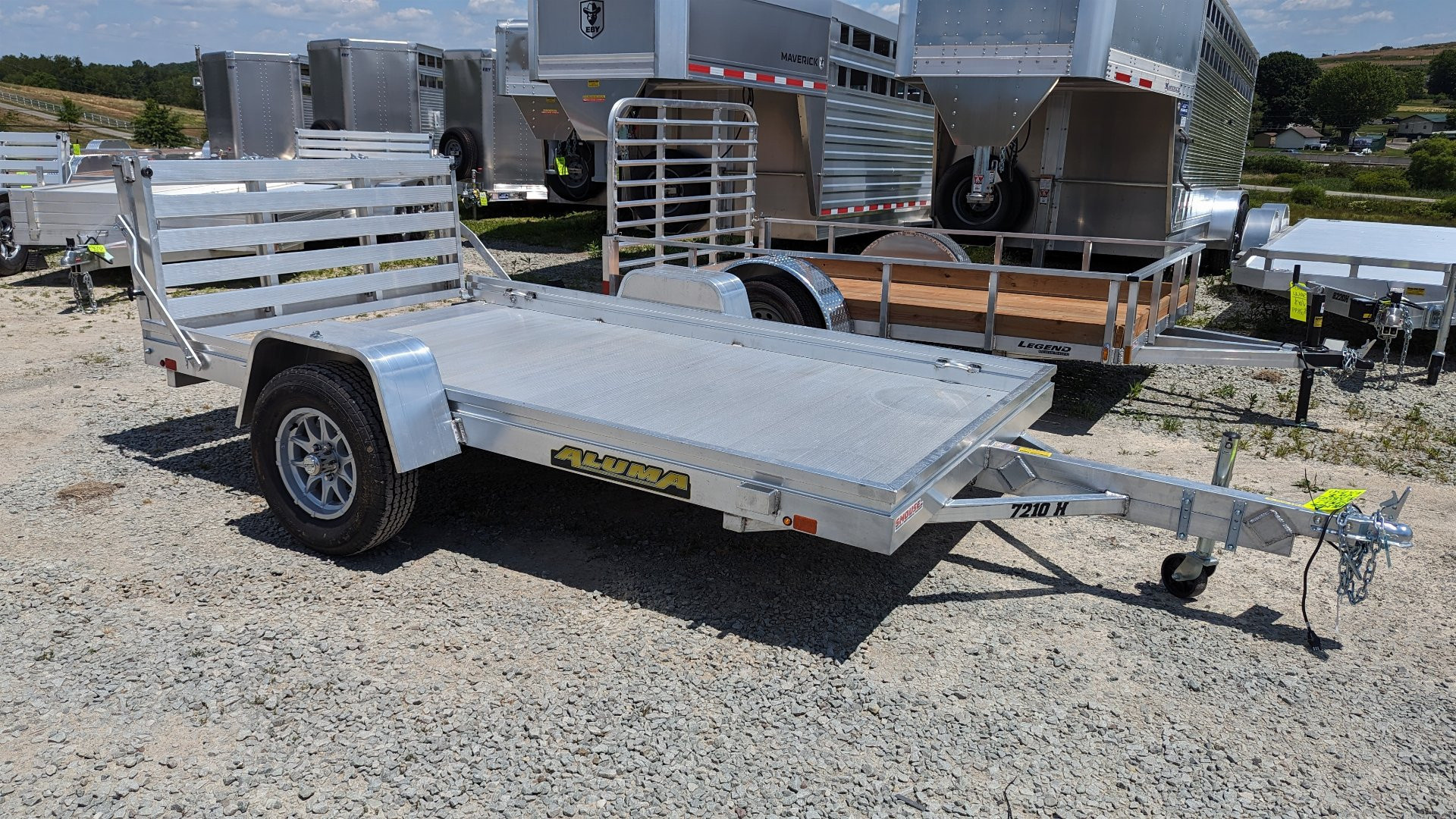 New 2025 Aluma 6 x 10 HD Utility Trailer w/ Bi-Fold Gate (LEFTOVER PRICING!!!) (PRICE DROP!!)