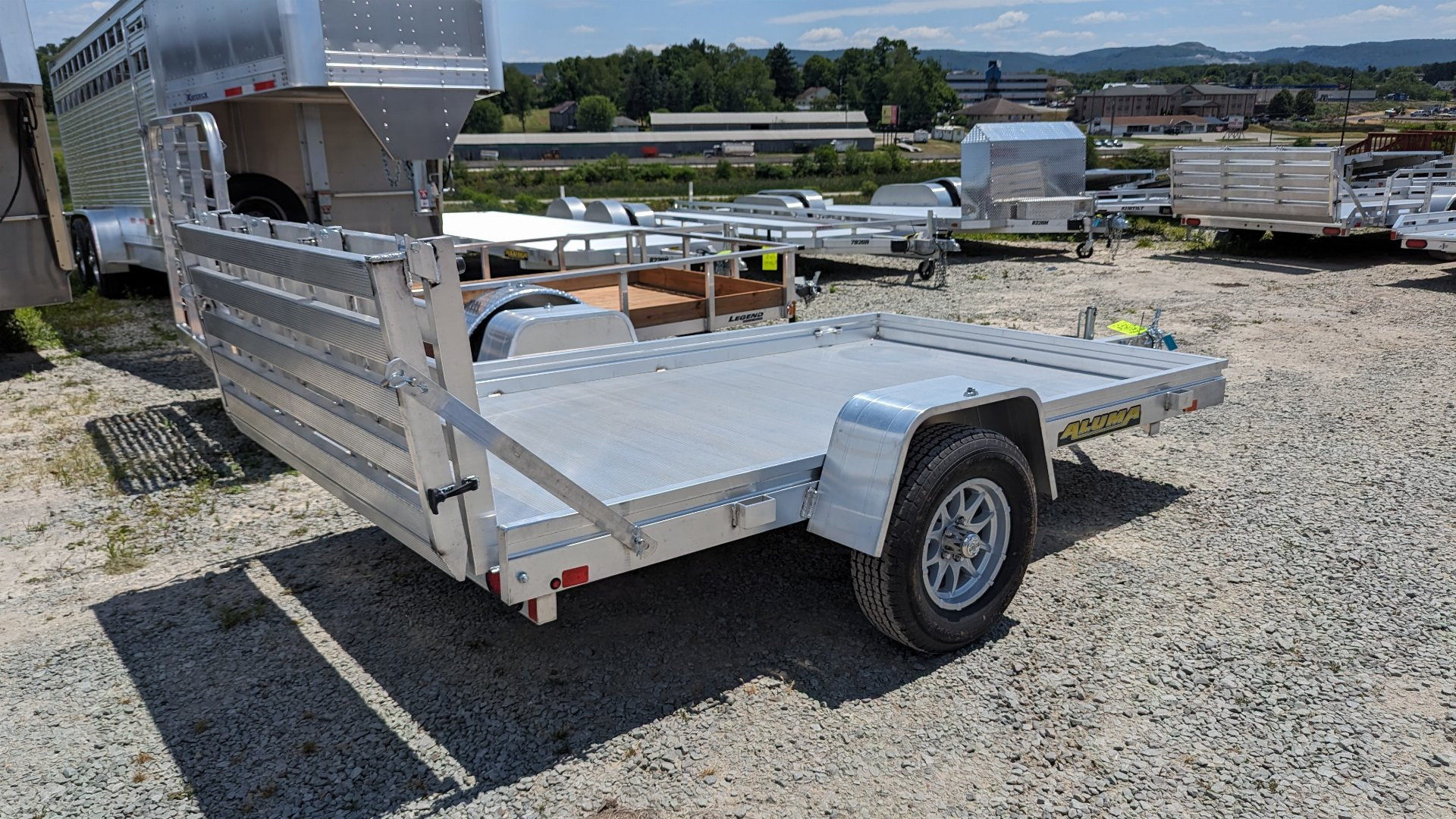 New 2025 Aluma 6 x 10 HD Utility Trailer w/ Bi-Fold Gate (LEFTOVER PRICING!!!) (PRICE DROP!!)