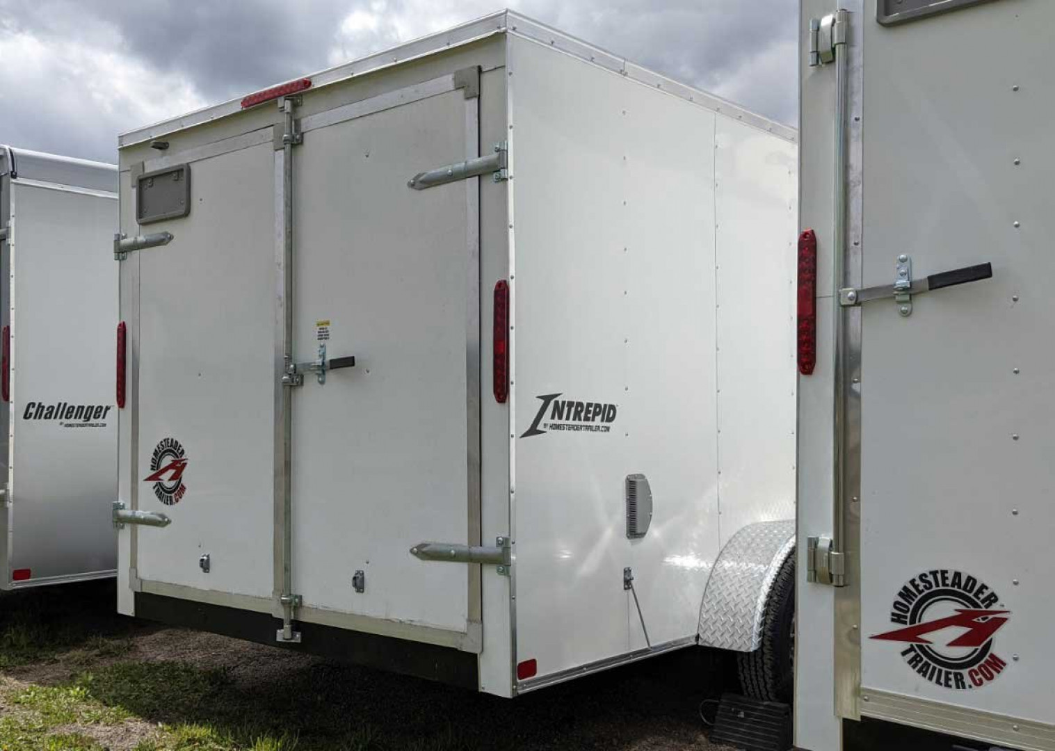 New 2025 Homesteader 7x16 Intrepid V-Nose Cargo Trailer w/ Barn Doors