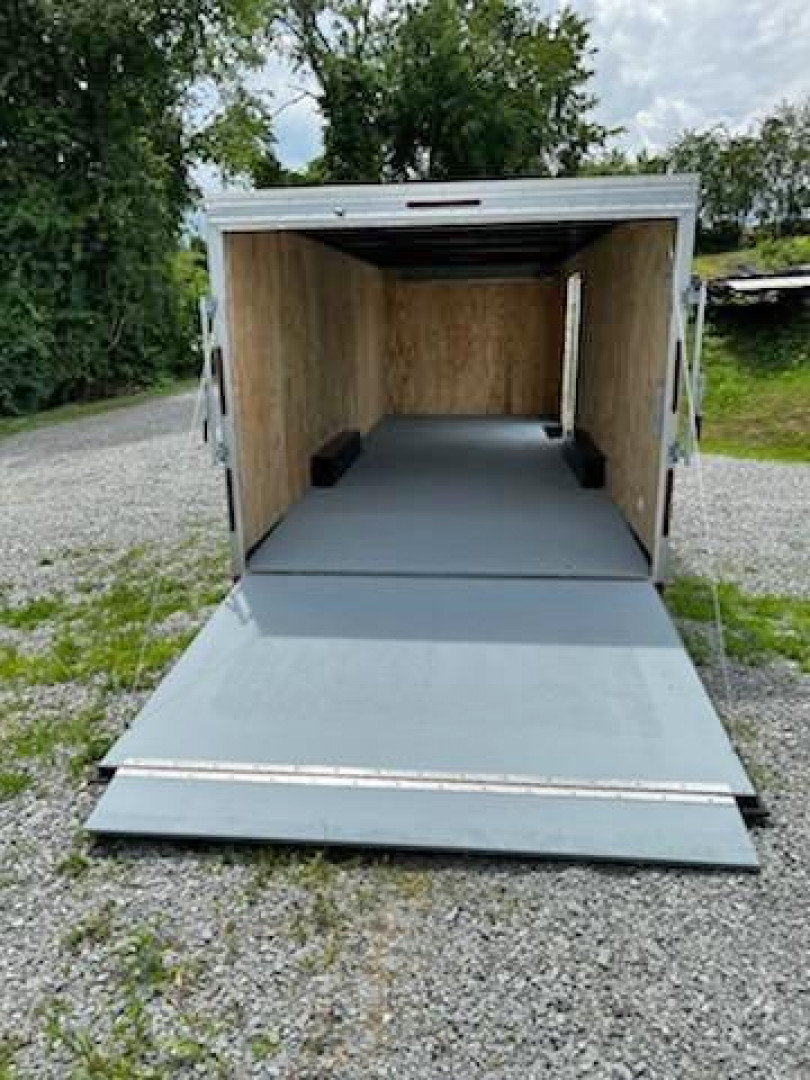 New 2024 Car Mate 8.5 x 16 HD Custom Cargo Trailer w/ Ramp Door