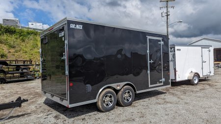 New 2024 Car Mate 8.5 x 16 HD Custom Cargo Trailer w/ Ramp Door