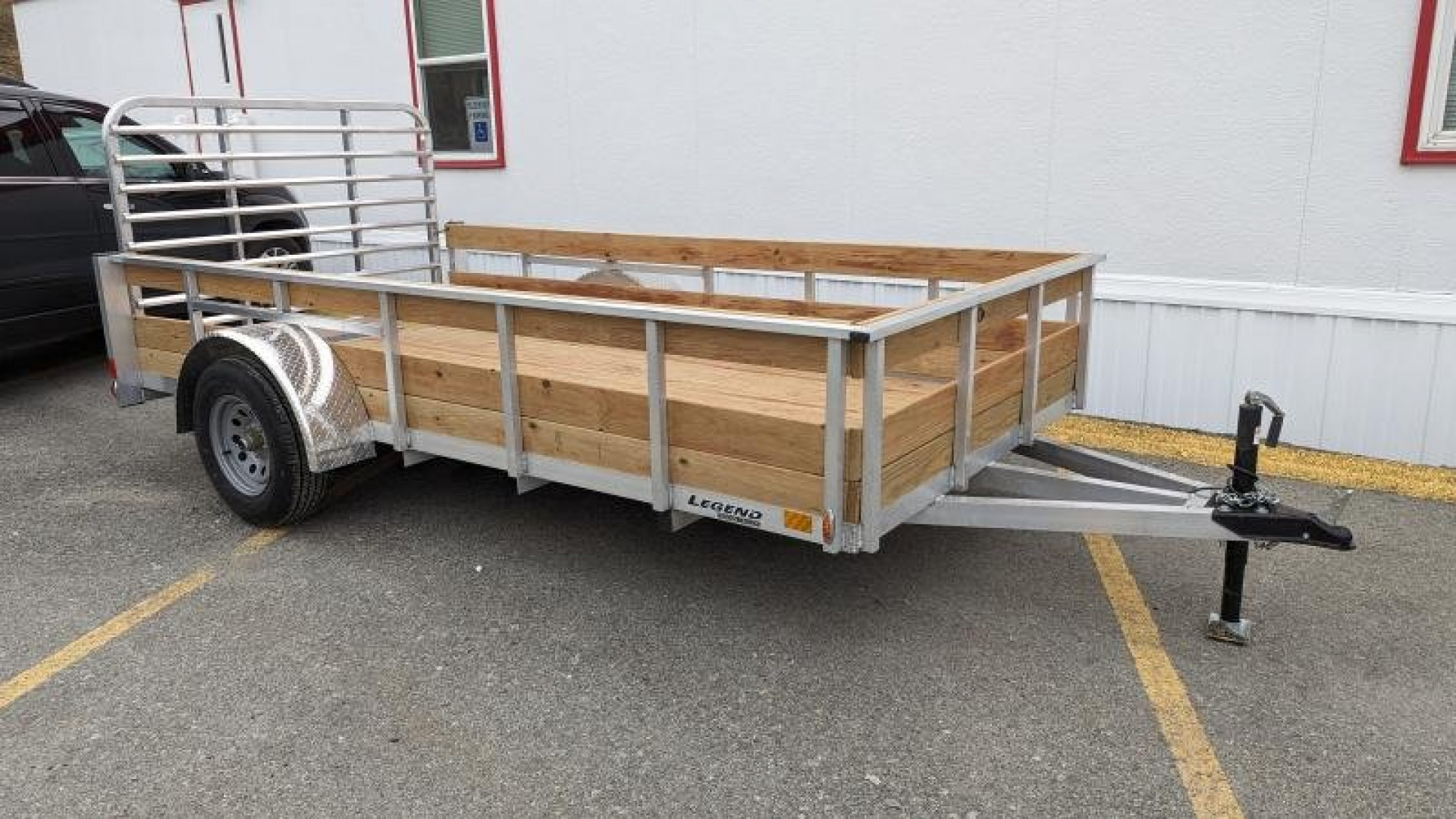 New 2025 Legend 6x10 Open Aluminum High Wood Side Trailer