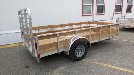 New 2025 Legend 6x10 Open Aluminum High Wood Side Trailer