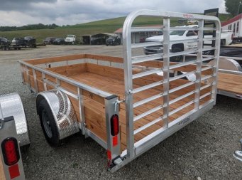 New 2025 Legend 6x10 Open Aluminum High Wood Side Trailer