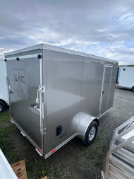 New NEW 2024 ATC 6'7" x 12' V-Nose "STo300" HD Aluminum Enclosed Cargo w/ Brakes (PRICE DROP!!!)