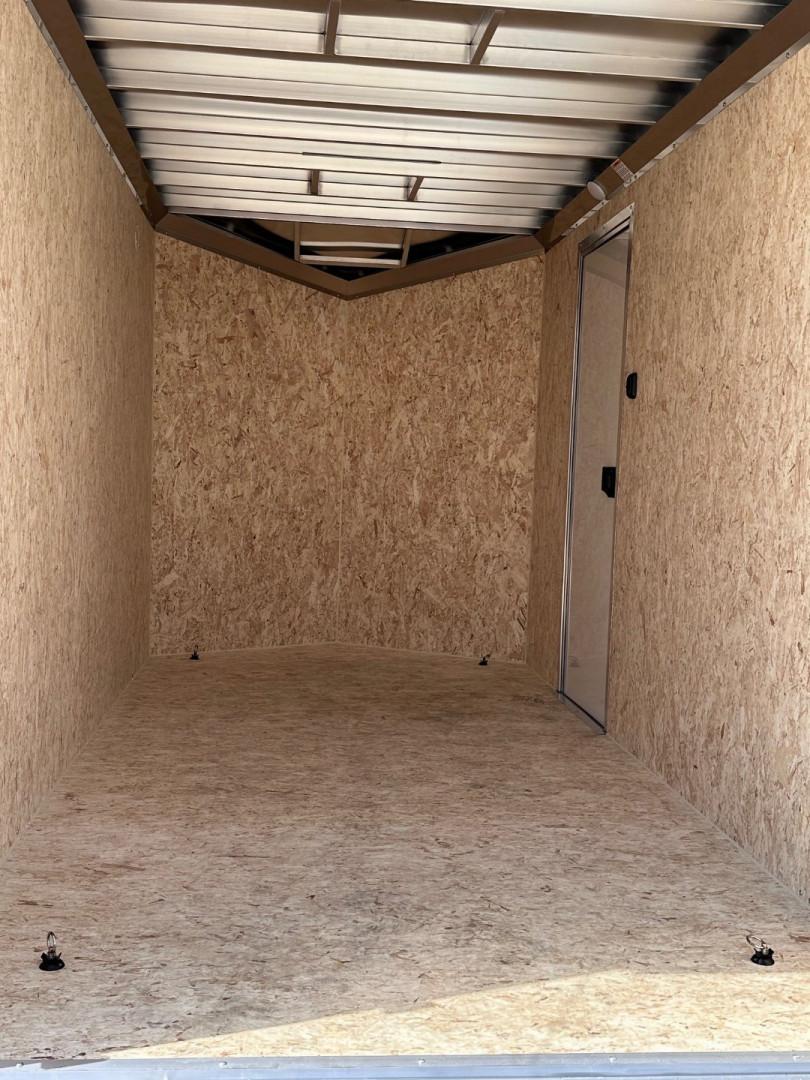 New 2024 ATC 6x12 V-Nose "STo300” Aluminum Enclosed Cargo Trailer w/ Ramp (PRICE DROP!!!)
