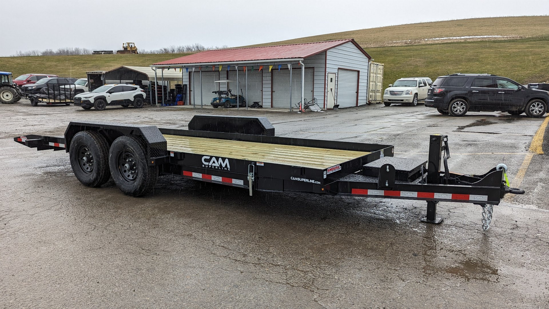 New 2024 CAM Superline 20' Lo Pro Full Tilt Trailer (PRICE DROP!!)