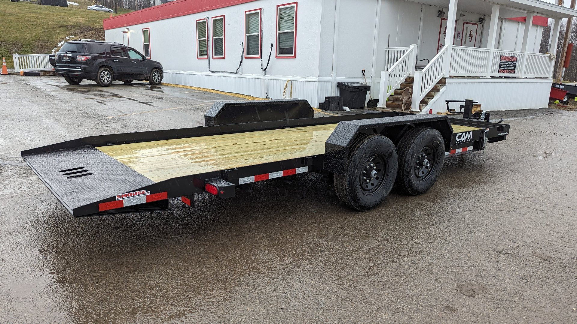 New 2024 CAM Superline 20' Lo Pro Full Tilt Trailer (PRICE DROP!!)