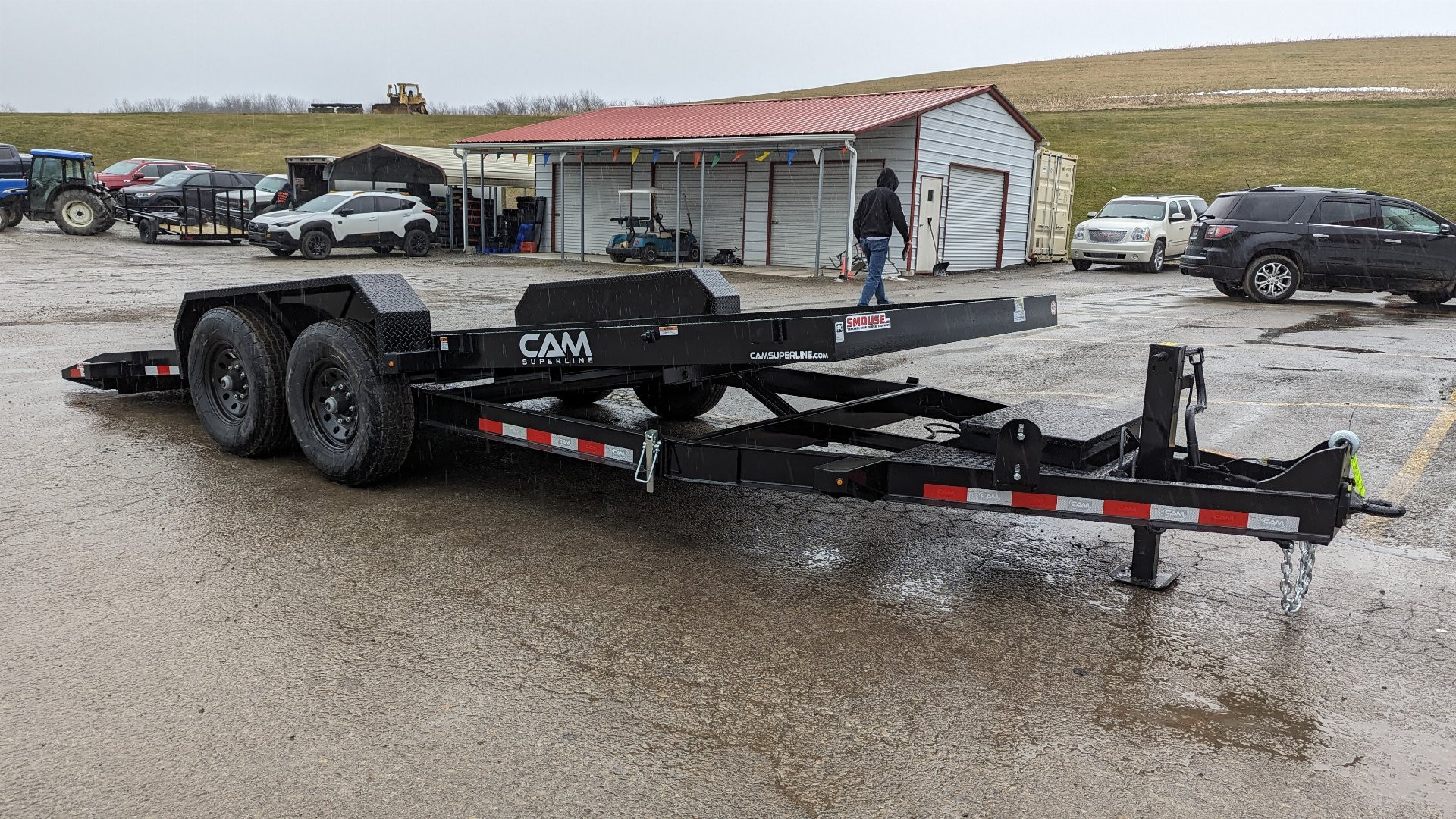 New 2024 CAM Superline 20' Lo Pro Full Tilt Trailer (PRICE DROP!!)