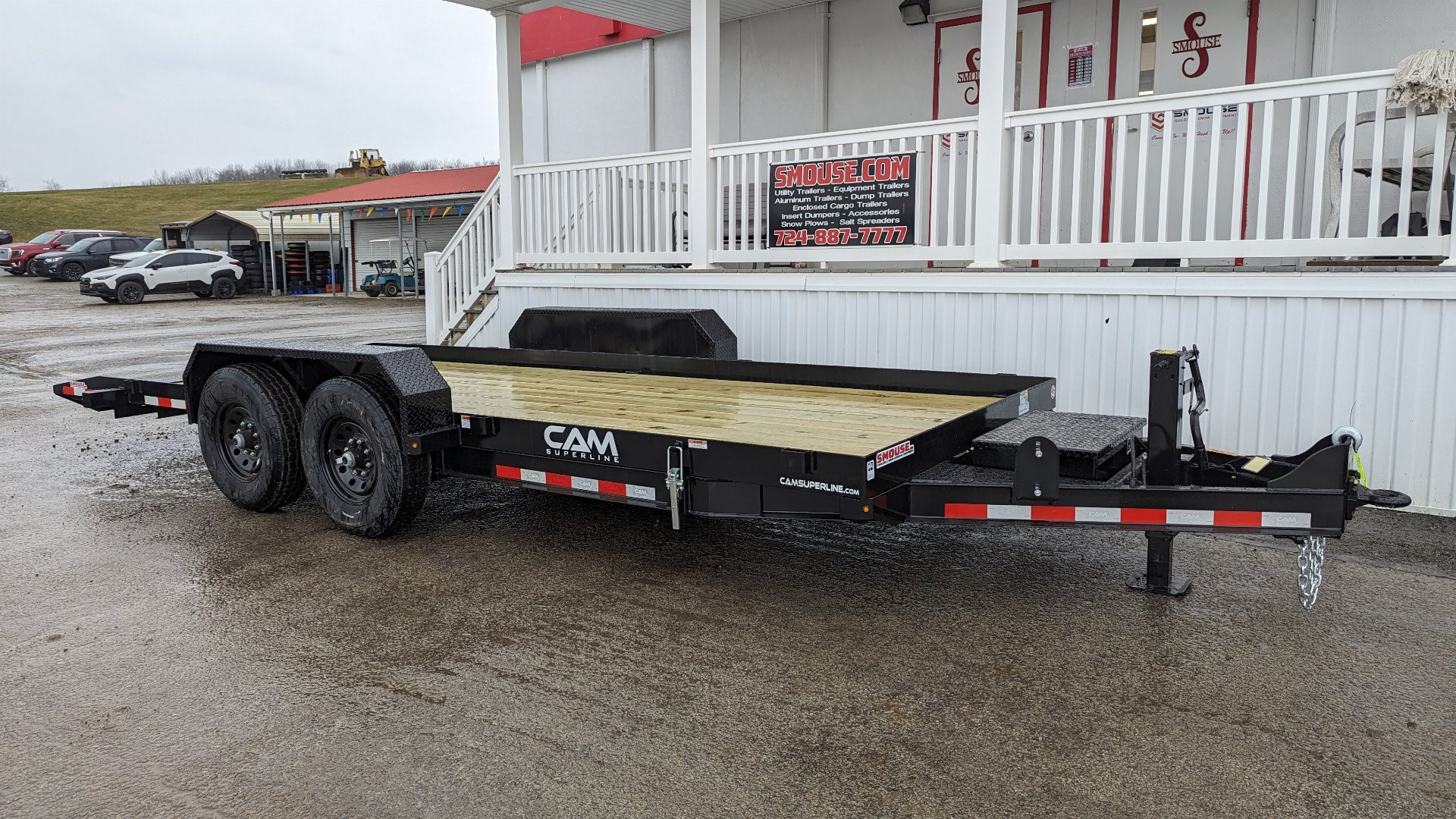 New 2024 CAM Superline 20' Lo Pro Full Tilt Trailer (PRICE DROP!!)