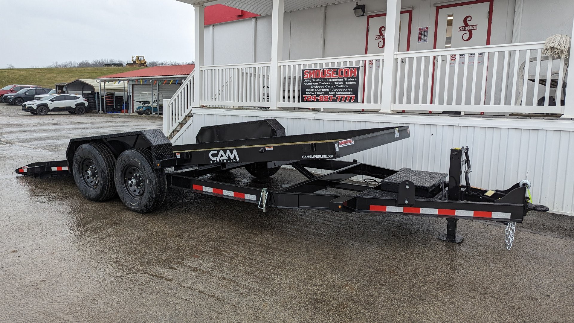New 2024 CAM Superline 20' Lo Pro Full Tilt Trailer (PRICE DROP!!)