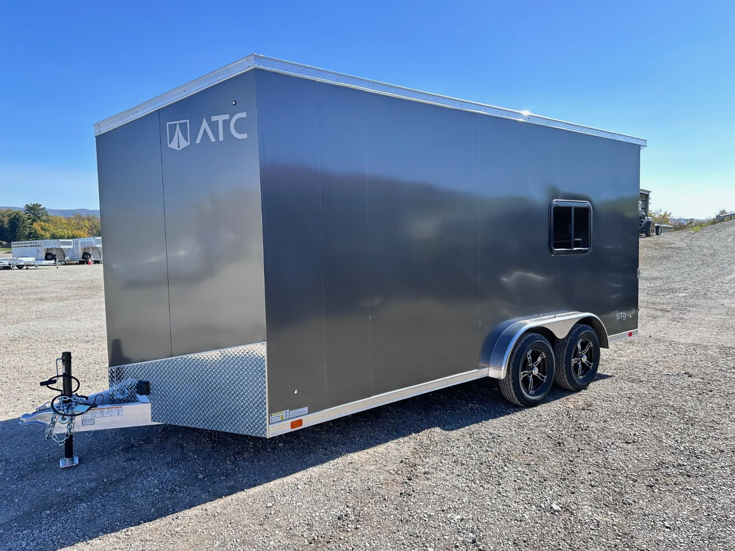 New 2025 ATC 7.5 x 16 "Sto 450 LifeTrac" Aluminum Cargo Trailer