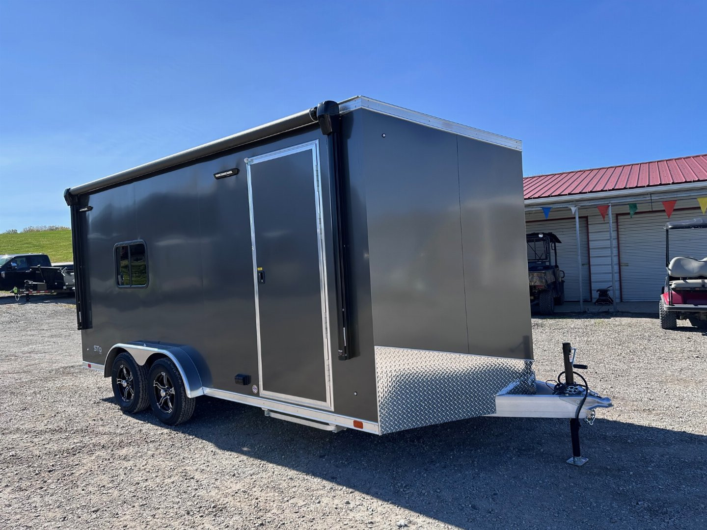 New 2025 ATC 7.5 x 16 "Sto 450 LifeTrac" Aluminum Cargo Trailer