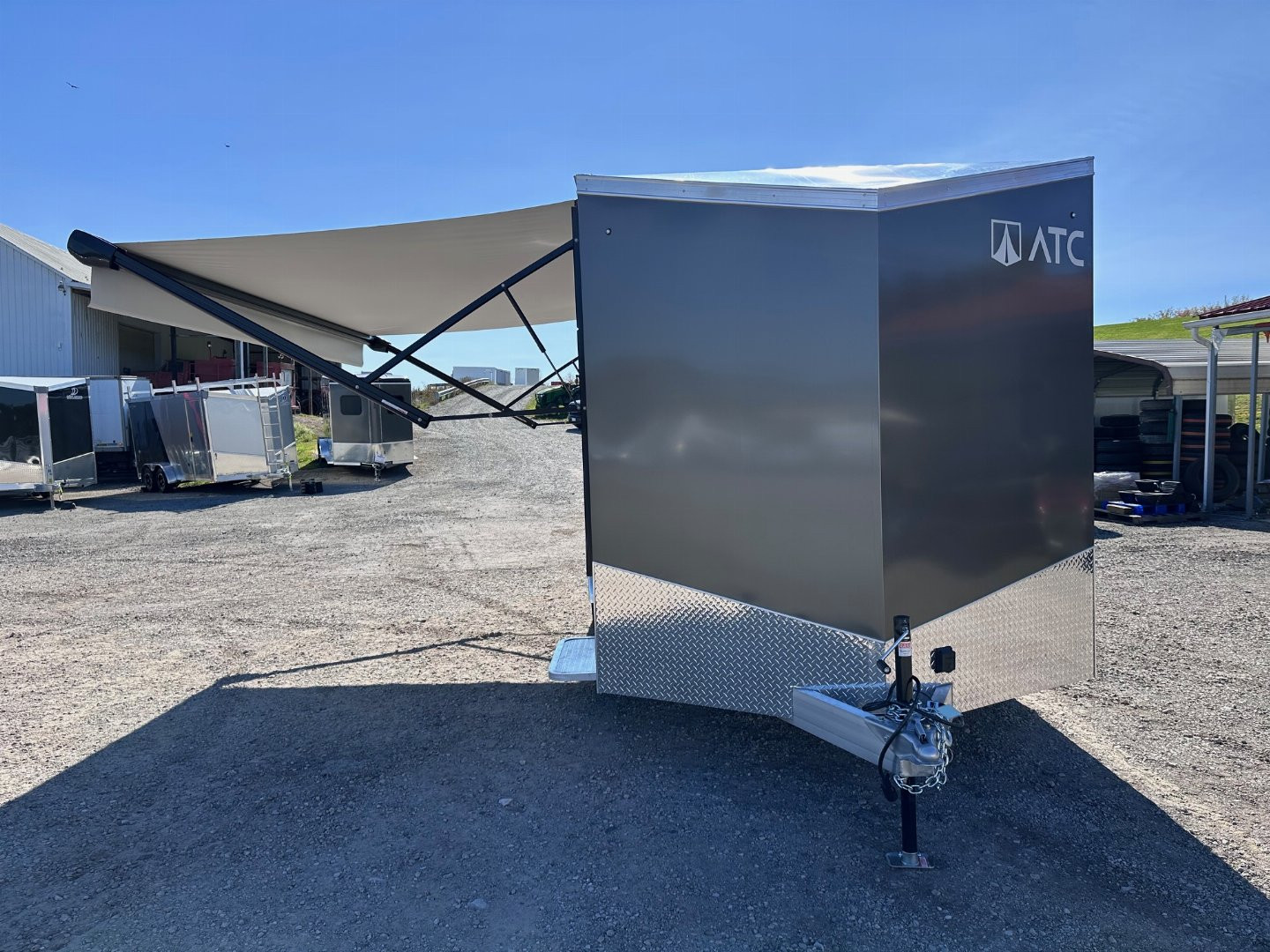 New 2025 ATC 7.5 x 16 "Sto 450 LifeTrac" Aluminum Cargo Trailer