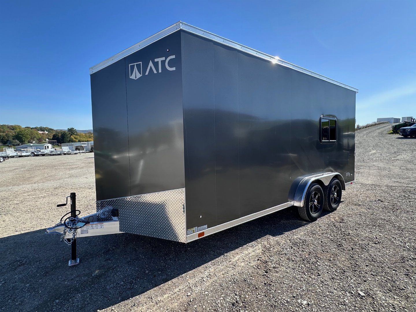 New 2025 ATC 7.5 x 16 "Sto 450 LifeTrac" Aluminum Cargo Trailer