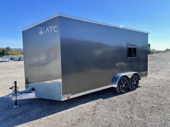 New 2025 ATC 7.5 x 16 "Sto 450 LifeTrac" Aluminum Cargo Trailer