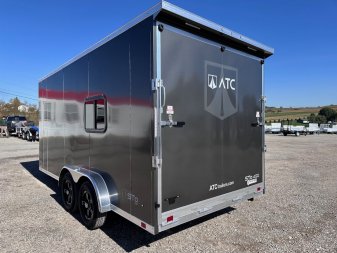 New 2025 ATC 7.5 x 16 "Sto 450 LifeTrac" Aluminum Cargo Trailer
