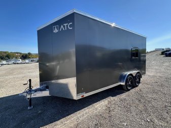 New 2025 ATC 7.5 x 16 "Sto 450 LifeTrac" Aluminum Cargo Trailer