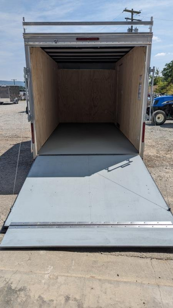 New 2024 Car Mate 7x14 HD Custom Contractor Trailer w/ Ramp Door