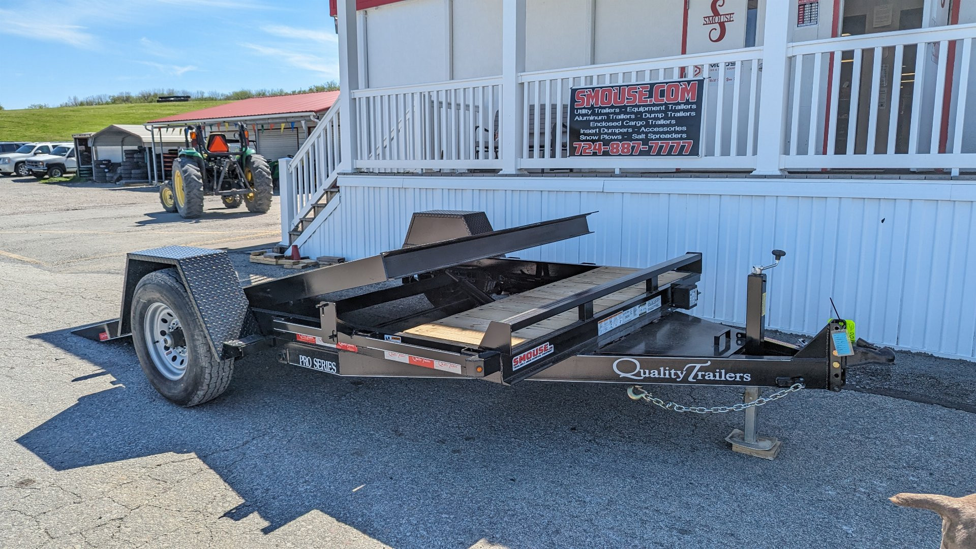 New 2024 Quality PRO Series 7x14 HD Single Axle Tilt Trailer w/ Adjustable Coupler (PRICE DROP!!)
