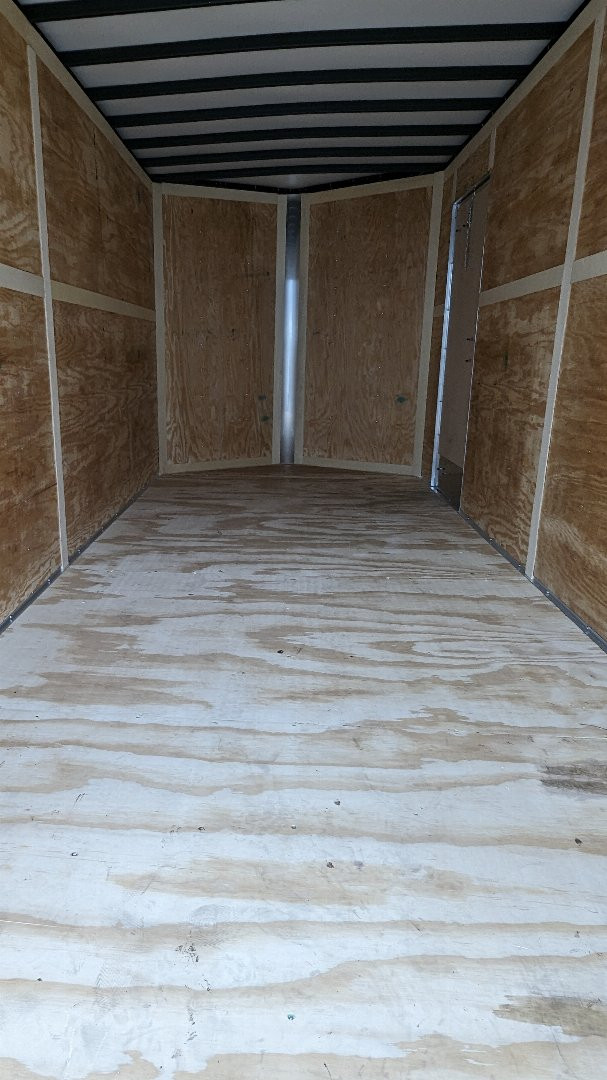 New 2024 Homesteader 7x16 HD Intrepid V-Nose Cargo Trailer w/ Barn Doors