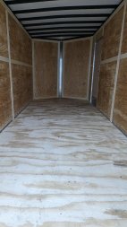 New 2024 Homesteader 7x16 HD Intrepid V-Nose Cargo Trailer w/ Barn Doors