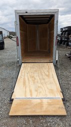 New 2024 Homesteader 5x10 Intrepid V-Nose Cargo Trailer w/ Ramp (LEFTOVER SALE!!!)