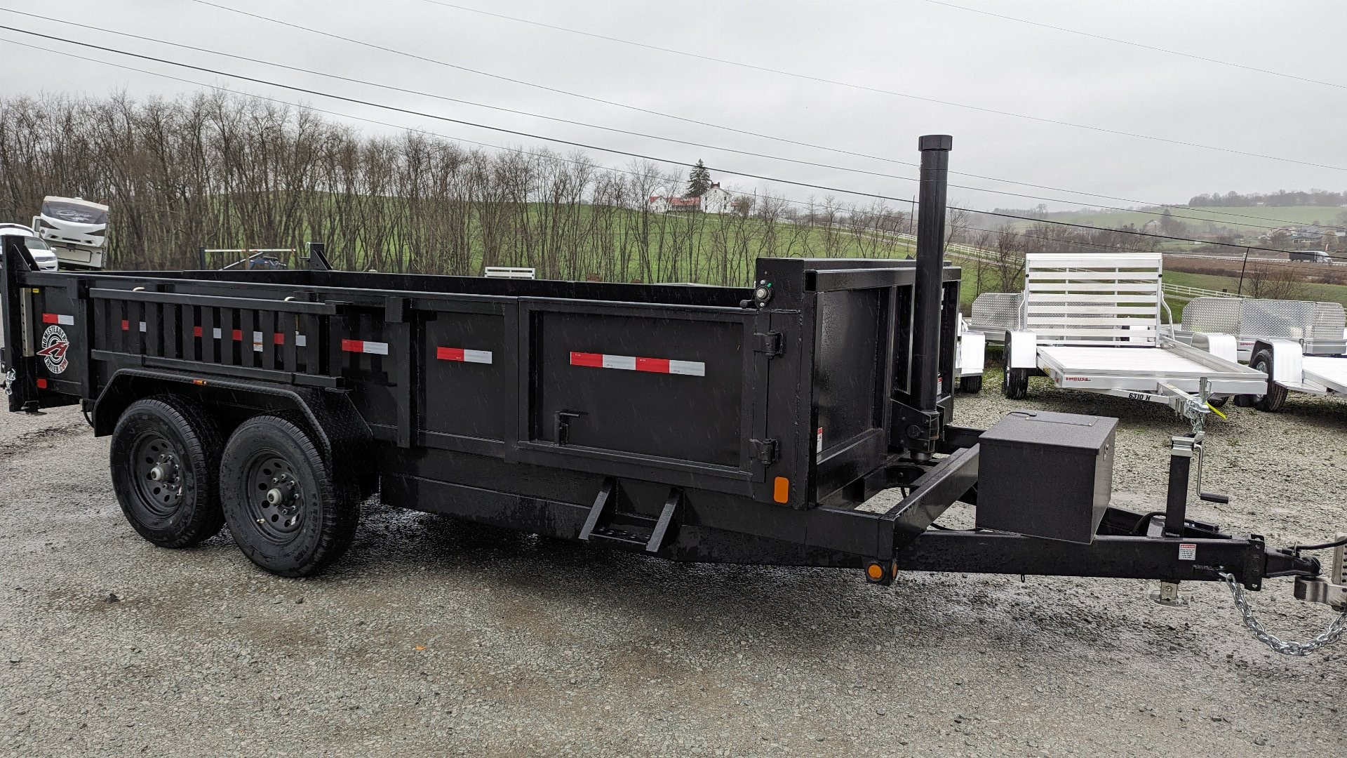 New 2024 Homesteader 6'8" x 16 HD Lo Pro Equipment Dump (7 GAUGE FLOOR!!!) LEFTOVER PRICING!!! (PRICE DROP!!)